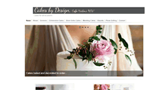 Desktop Screenshot of cakesbydesign.com.au